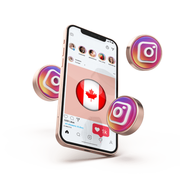Acheter des Likes Instagram Canadiens Ultra Premium